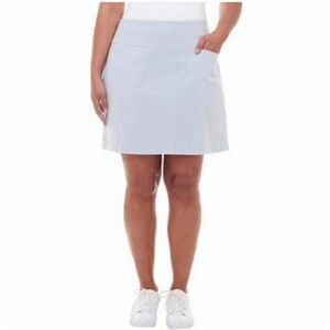 S.C. & CO Women’s Skort, 360 Degrees Tummy Control, Blue/White Stripe XL NWOT